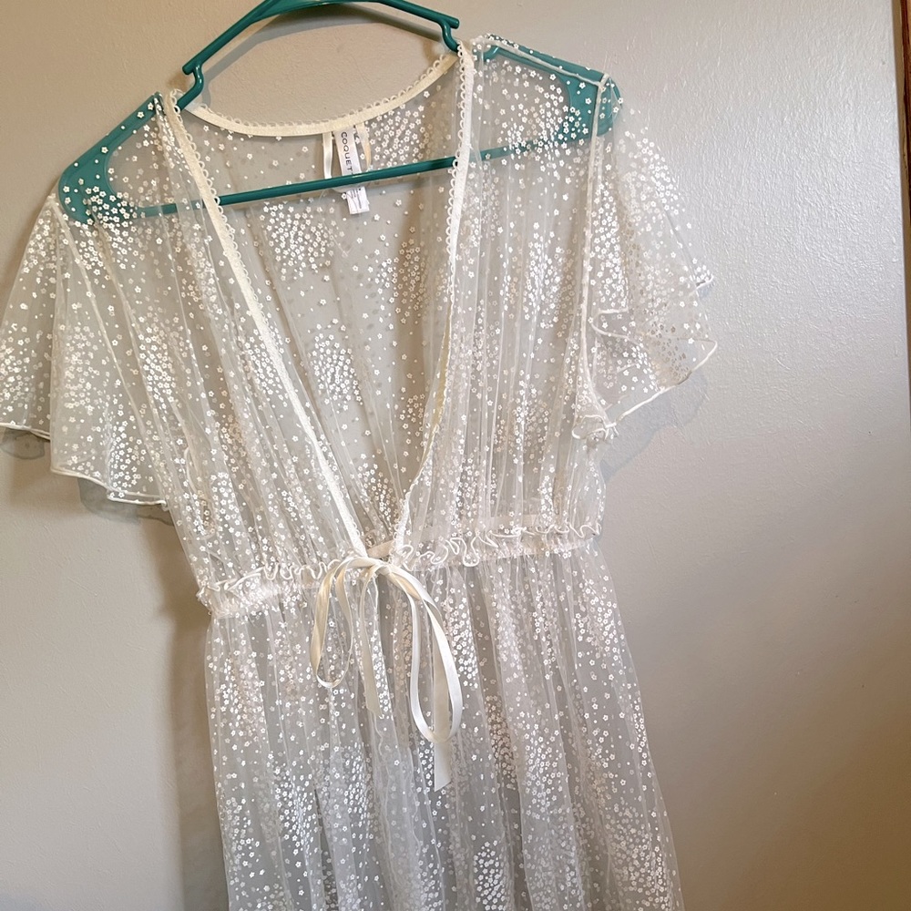 See through long dress